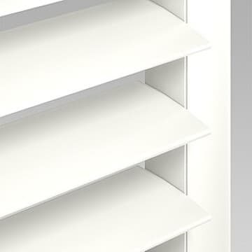 SH3.5 - 3 1/2" Louver 5136 - White / Cotton